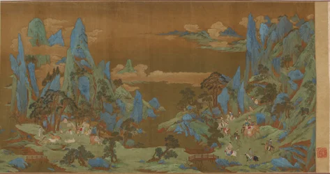 Matkailijat kevätvuorilla, 1500-1600-luvulla.