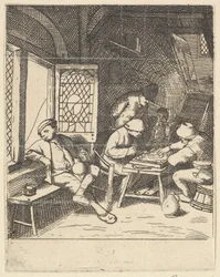 Tric Trac Players, 1610-85.