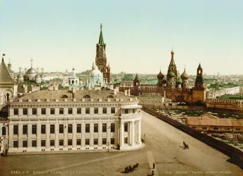 Tsaari-aukio Moskovan Kremlissä, Venäjä, 1890-luku