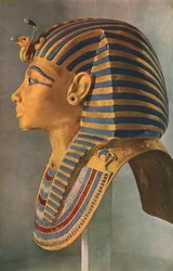 Tutankhamonin kuolemanaamio, 1323 eKr., n. 1910-1935