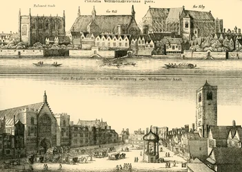 Kaksi näkymää Westminsteristä, 1881.