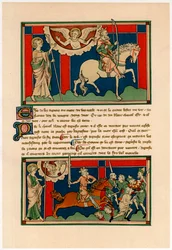 Kaksi Apokalypsin ratsumiestä, 1300-luvun alku