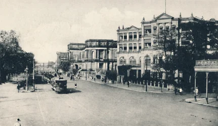 United Services Club, Chowringhee Road, Kalkutta, 1900-luvun alku.