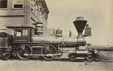 Nimetön Pennsylvania Railroad Engine, c. 1868.