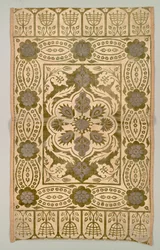 Samettityynynpäällinen, 1600-luku.