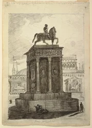 Venetsialainen arkkitehtuuri Capriccio Andrea Verrochion Colleonin kanssa
