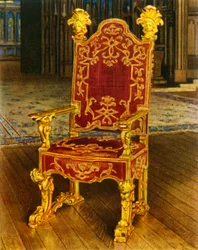 Venetsian valtion nojatuoli, 1600-luvun loppu, 1938.
