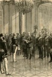 Versailles, 1871: Kuningas William julistettiin Saksan keisariksi, 1890.