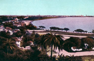 Näkymä Malabar Hilliltä, Bombaysta, Intiasta, 1900-luvun alku