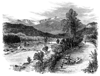 Näkymä Lochnagarista, Skotlannista, 1900