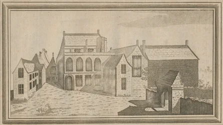 Näkymä Minster Lovelin luostarista Oxfordin piirikunnassa, 1784