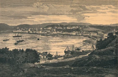 Näkymä Obanista, 1800-luvun loppu