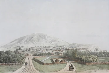 Näkymä Pyatigorskiin, 1800-luvun puoliväli