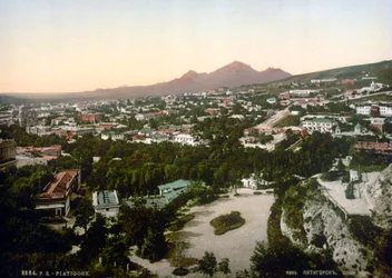 Näkymä Pyatigorskista, Venäjältä, 1895