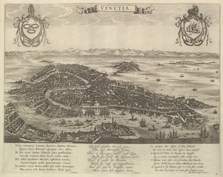 Näkymä Venetsiaan, 1600-luvun puoliväli.