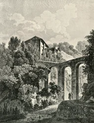 Näkymä akveduktille, lähellä Alhambraa, 1800-luku, 1907.