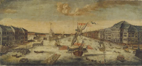 Näkymä Nevajoen rannoille, 1753