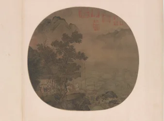Paviljonki odottaa venettä, Ming-dynastia, 1400-1500-luku.