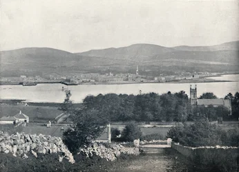 Warrenpoint - Omeathista, Carlingford Loughin vastakkaisella puolella, 1895