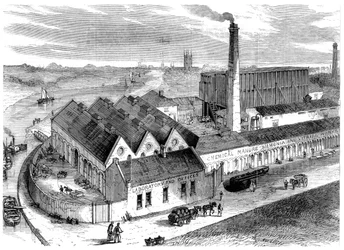 Webbsin kemiantehdas, Diglis, Worcestershire, 1869