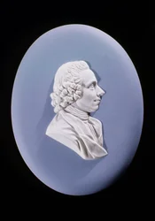Joseph Priestleyn Wedgewood-laatta 1733-1804