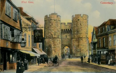 West Gate, Canterbury, 1800-luvun loppu - 1900-luvun alku.