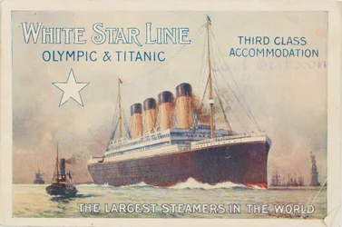 White Star Line. Titanic ja Olympic, c. 1910