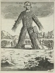 Aylett Sammesin pajumies Britannia Antiqua Illustratasta, 1676