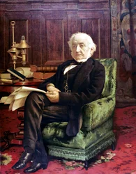 William Ewart Gladstone 1809-1898, brittiläinen liberaalivaltiomies, c1890