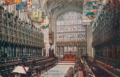 Windsor, St. Georgesin kappeli, kuoro 1916