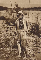 Saaliin kanssa Tokanussa, Uudessa-Seelannissa, 1927, 1937