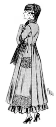 Naisten kääre kreppihampulla ja silkkihunnulla, 1915