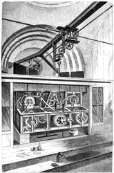 Kellon työosat Royal Exchangessa, Lontoossa, 1866