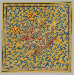 Kääre kuvakudoskäärölle Kirkkaan ja mutaisen veden sekoittumiseen..., 1736-95.