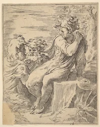 Nuoruus kahden vanhan miehen kanssa, 1600-luku.