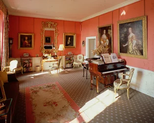 Drumlanrig Castle: sali, jossa näkyy muotokuva Lady Jane Douglasista