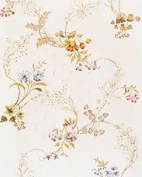 Anna Maria Garthwaiten rokokoomainen epäsymmetrinen kukkakuvio, 1744
