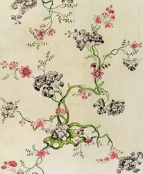 Anna Maria Garthwaiten silkkisuunnittelu, 1740