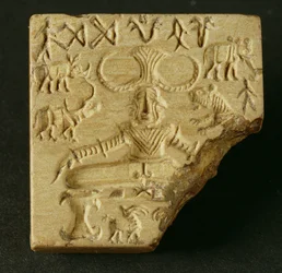 Steatiitti Pasupati-sinetti, Mohenjodaro, 2300-1750 eaa