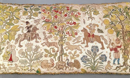 Jakkarakansi, damasti, 1500-luvun loppu