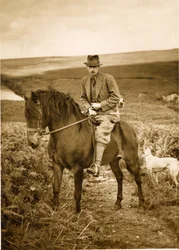 Devonshiren 10. herttua ratsain Bolton Moorilla, 1940-luvun lopulla