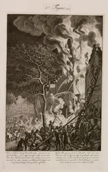 Tuli sokerinjalostamossa Amsterdamissa, Hollannissa, 29. joulukuuta 1669