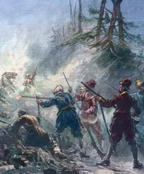 Kosto kahden kilpailevan rosvojoukon välillä