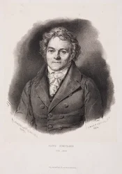Alois Senefelder, saksalainen litografian keksijä, 1800-luvun alku