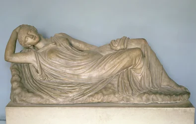 Ariadne unessa, hellenistinen Aleksandriasta, 2. vuosisadalta eKr. (marmori)