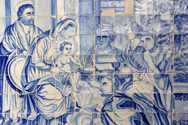 Brasilia, Bahia, Salvador: Azulejo Bonfim-kirkossa: Epifhan