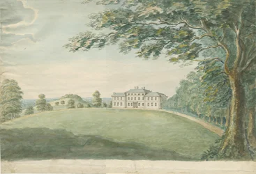 Canwell Hall: akvarellimaalaus, nd [?1700-luku]