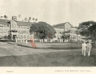 Cumballan sotasairaala, 1900-luku (kuva).