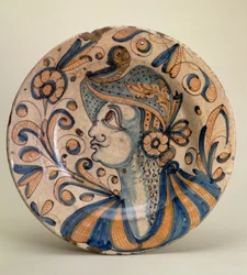 Astia, jossa pää ja hartiat muotokuva, Talavera, 1500-luvun loppu (maiolica)