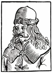 Dracula, noin 1550 (puupiirros)